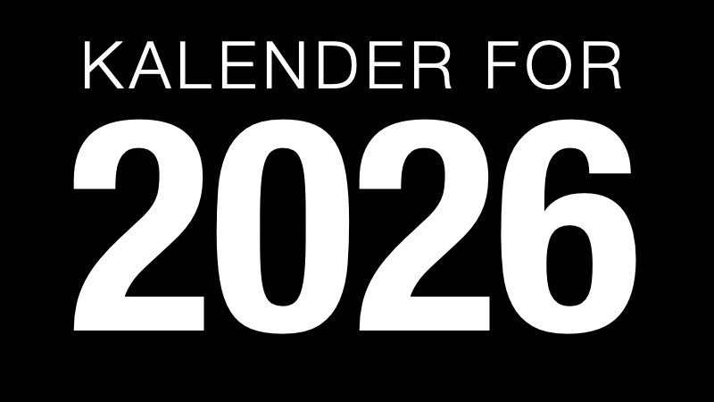 01.01.26 Kalender for 2026